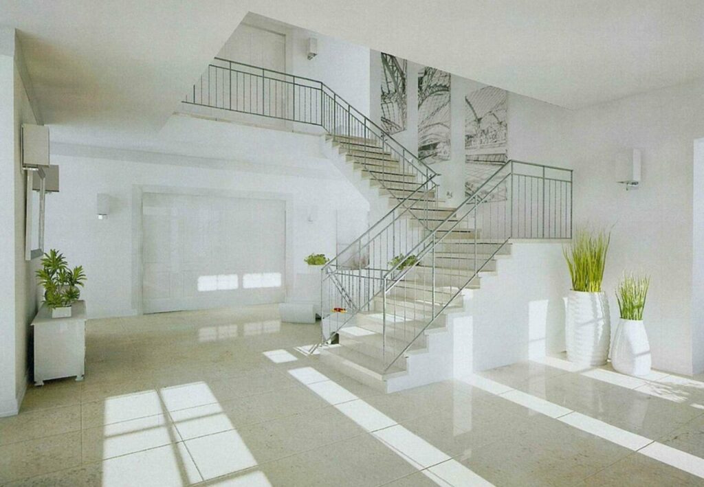 Villa im geschlossenen Rohbau-Zustand in Meerbusch-Büderich