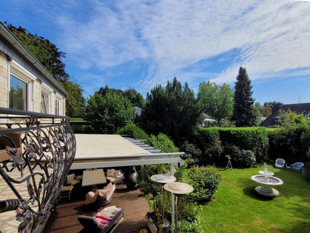 Blick vom Balkon