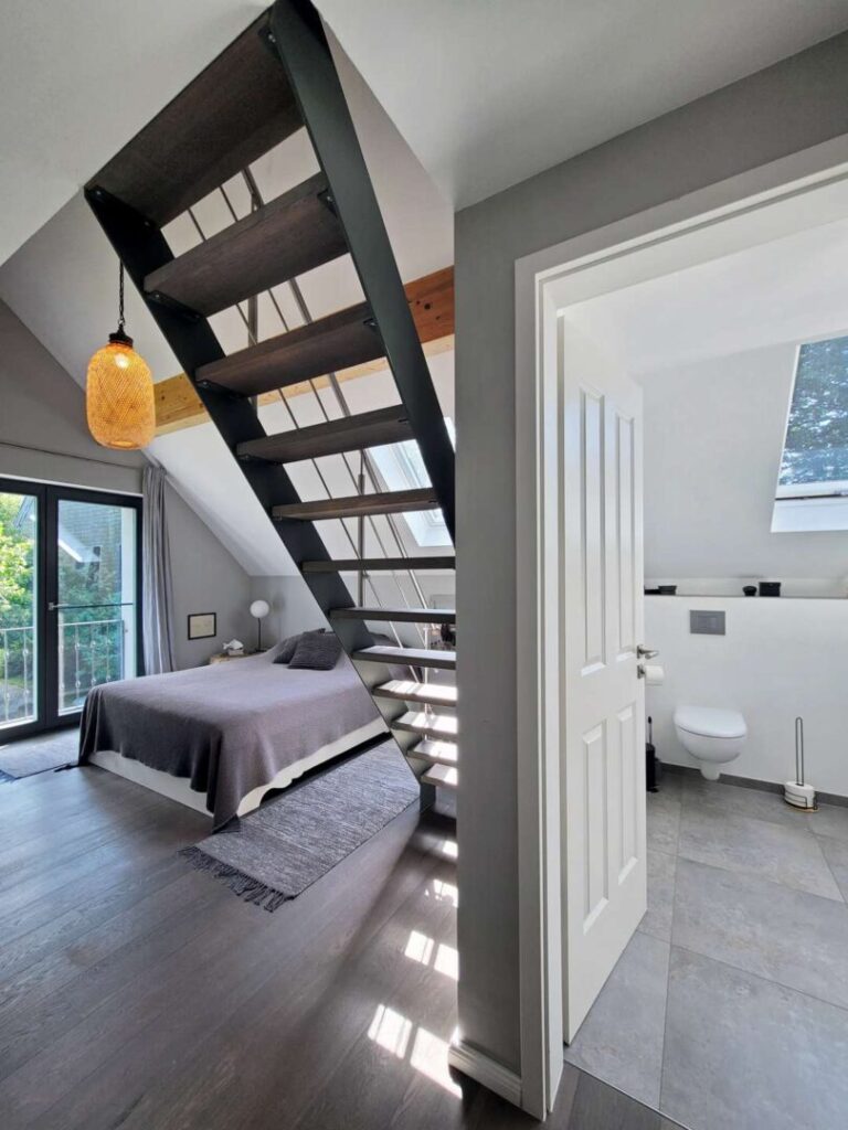 Schlafzimmer mit Bad en Suite