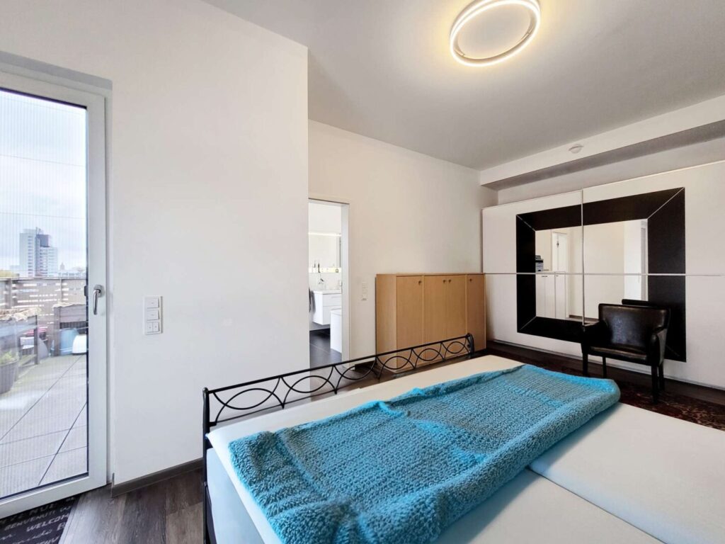Schlafzimmer mit Bad en Suite