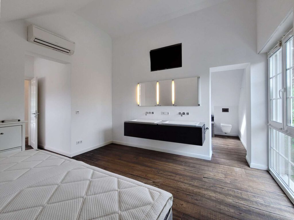 Schlafzimmer mit Bad en Suite