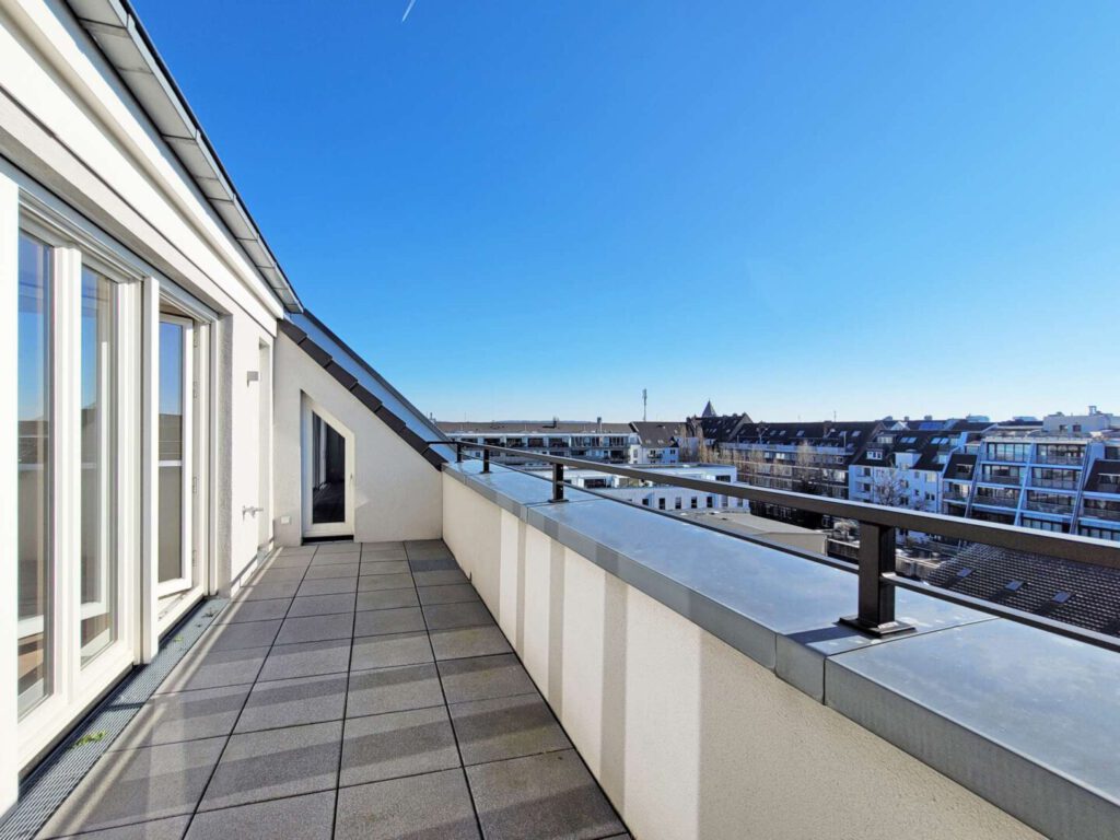Terrasse Masterschlafzimmer