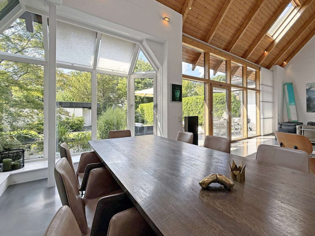 Esszimmer als Wintergarten