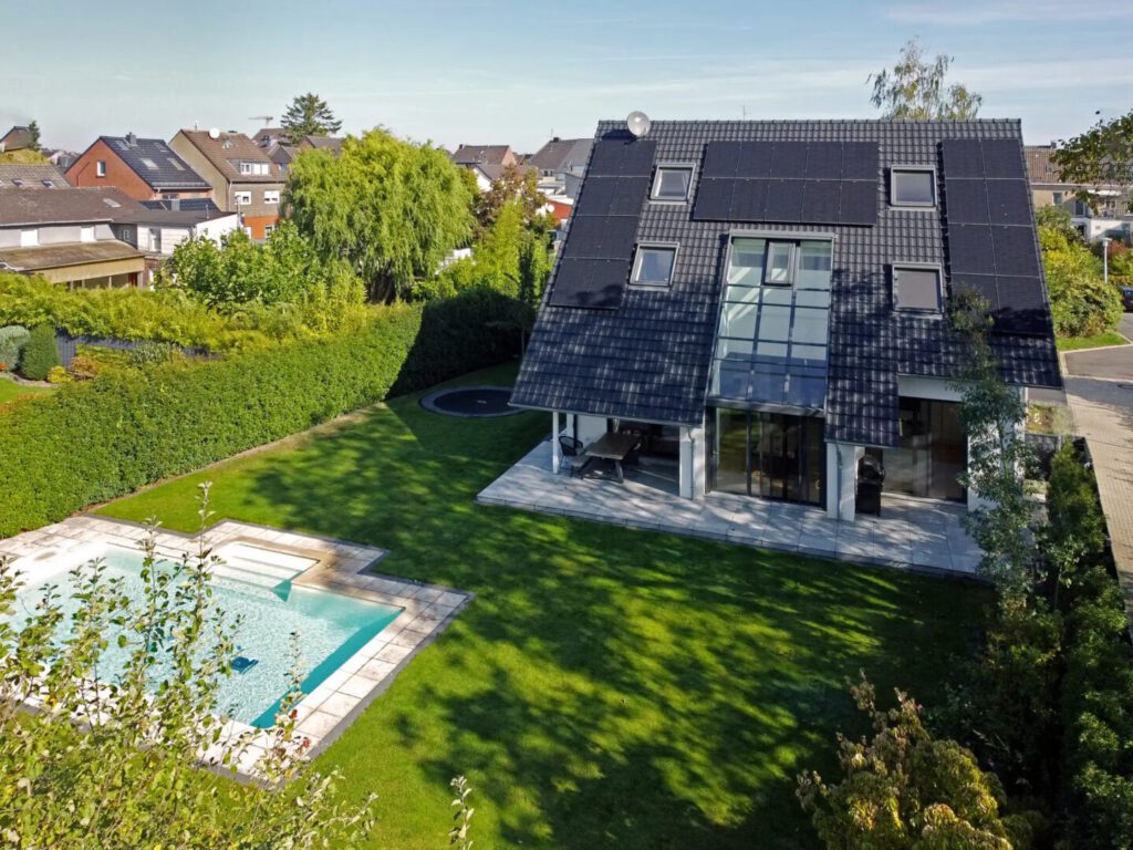 Luftbild Gartenseite