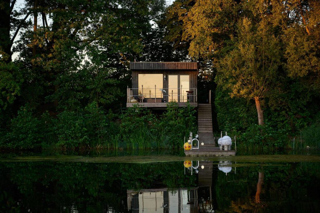 Seesauna mit Terrasse