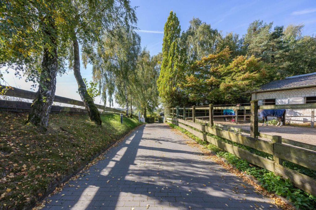 Zufahrt zum Anwesen
