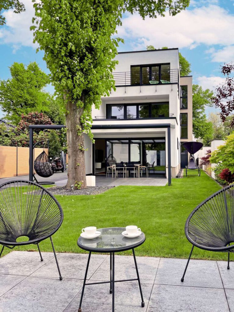 Hausansicht Gartenseite