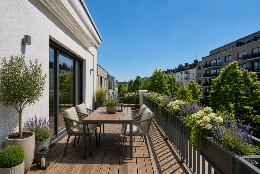 Visualisierung Terrasse Wohnzimmer