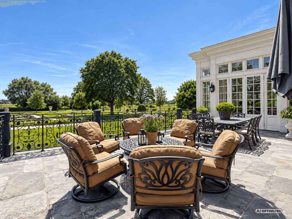 Terrasse am Wintergarten