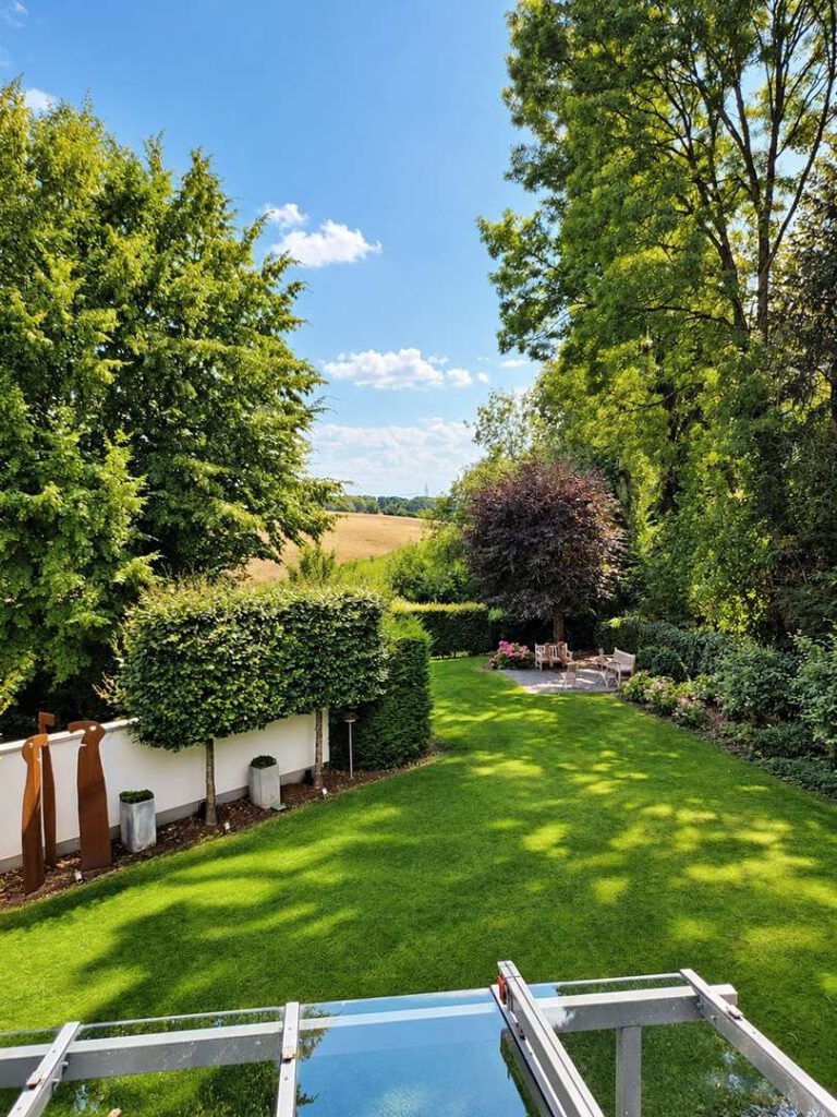 Ausblick aus dem Schlafzimmer