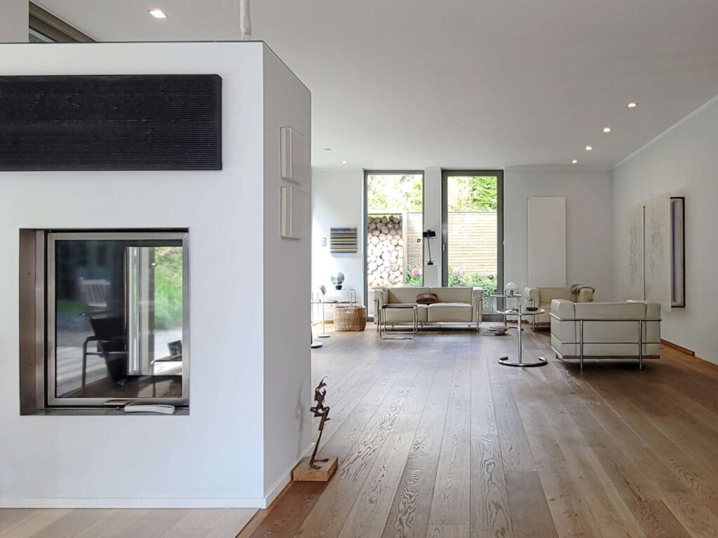 Blick in das Wohnzimmer