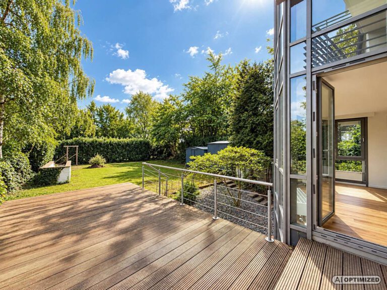 Gartenwohnung mit Maisonette-Option